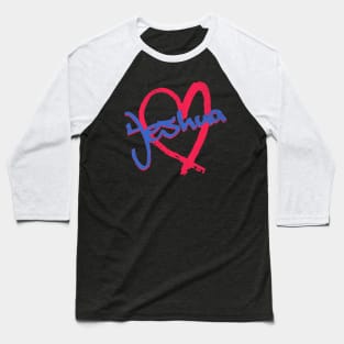 I Love Yeshua Vintage 80's & 90' Blue and Red Baseball T-Shirt